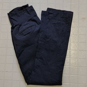 Old Navy maternity pants blue chino, size 14